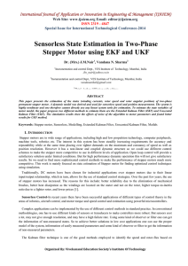 Sensorless State Estimation in Two-Phase Stepper Motor using EKF and UKF