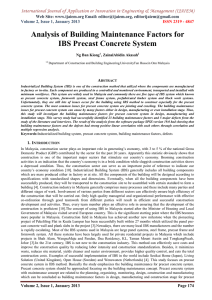 International Journal of Application or Innovation in Engineering &amp; Management... Web Site: www.ijaiem.org Email: , Volume 2, Issue 1, January 2013