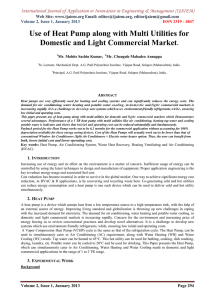 International Journal of Application or Innovation in Engineering &amp; Management... Web Site: www.ijaiem.org Email: , Volume 2, Issue 1, January 2013