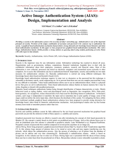 International Journal of Application or Innovation in Engineering &amp; Management... Web Site: www.ijaiem.org Email: , Volume 2, Issue 11, November 2013