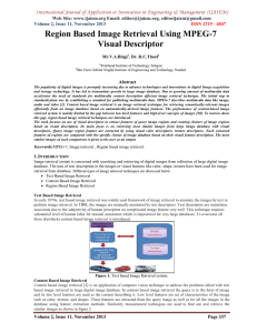 Region Based Image Retrieval Using MPEG-7 Visual Descriptor