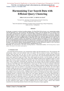 International Journal of Application or Innovation in Engineering &amp; Management... Web Site: www.ijaiem.org Email: , Volume 2, Issue 11, November 2013