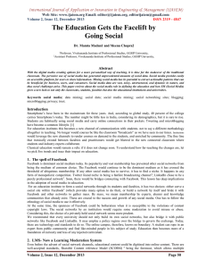 International Journal of Application or Innovation in Engineering &amp; Management... Web Site: www.ijaiem.org Email: , Volume 2, Issue 12, December 2013