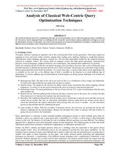 International Journal of Application or Innovation in Engineering &amp; Management... Web Site: www.ijaiem.org Email: , Volume 2, Issue 12, December 2013