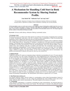 International Journal of Application or Innovation in Engineering &amp; Management... Web Site: www.ijaiem.org Email: , Volume 2, Issue 12, December 2013