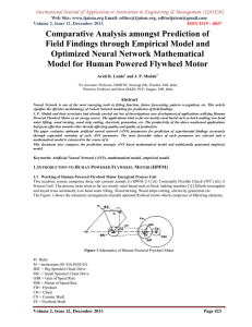 Comparative Analysis amongst Prediction of Field Findings through Empirical Model and