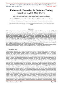 International Journal of Application or Innovation in Engineering &amp; Management... Web Site: www.ijaiem.org Email: , Volume 2, Issue 3, March 2013