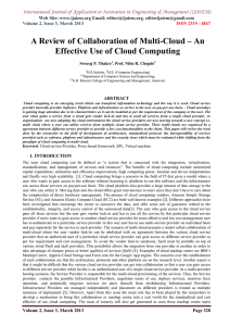 International Journal of Application or Innovation in Engineering &amp; Management... Web Site: www.ijaiem.org Email: , Volume 2, Issue 3, March 2013