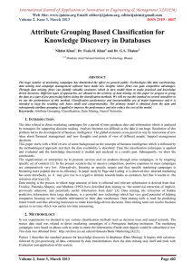 International Journal of Application or Innovation in Engineering &amp; Management... Web Site: www.ijaiem.org Email: , Volume 2, Issue 3, March 2013