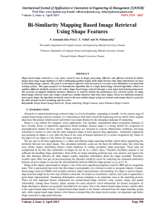 Bi-Similarity Mapping Based Image Retrieval Using Shape Features