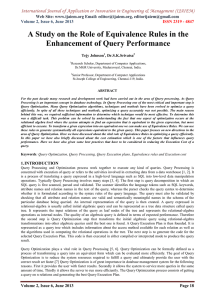 International Journal of Application or Innovation in Engineering &amp; Management... Web Site: www.ijaiem.org Email: , Volume 2, Issue 6, June 2013