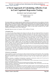 International Journal of Application or Innovation in Engineering &amp; Management... Web Site: www.ijaiem.org Email: , Volume 2, Issue 6, June 2013