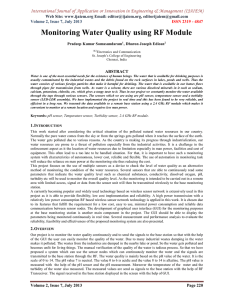 International Journal of Application or Innovation in Engineering &amp; Management... Web Site: www.ijaiem.org Email: , Volume 2, Issue 7, July 2013