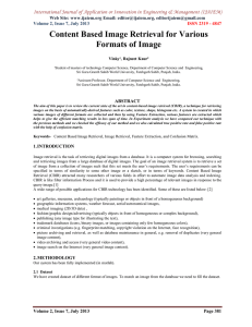 Content Based Image Retrieval for Various Formats of Image