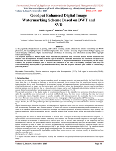 International Journal of Application or Innovation in Engineering &amp; Management... Web Site: www.ijaiem.org Email: , Volume 2, Issue 9, September 2013