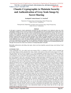 International Journal of Application or Innovation in Engineering &amp; Management... Web Site: www.ijaiem.org Email: , Volume 2, Issue 9, September 2013