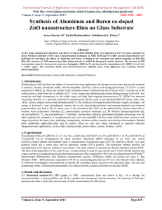 International Journal of Application or Innovation in Engineering &amp; Management (IJAIEM) Web Site: www.ijaiem.org Email: , Volume 2, Issue 9, September 2013