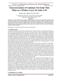 International Journal of Application or Innovation in Engineering &amp; Management... Web Site: www.ijaiem.org Email: , Volume 2, Issue 9, September 2013