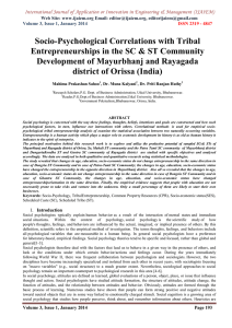 International Journal of Application or Innovation in Engineering &amp; Management... Web Site: www.ijaiem.org Email: , Volume 3, Issue 1, January 2014