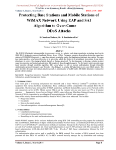 Protecting Base Stations and Mobile Stations of Algorithm to Over-Come DDoS Attacks