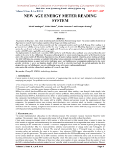 International Journal of Application or Innovation in Engineering &amp; Management... Web Site: www.ijaiem.org Email: Volume 3, Issue 4, April 2014