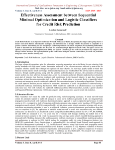 International Journal of Application or Innovation in Engineering &amp; Management... Web Site: www.ijaiem.org Email: Volume 3, Issue 4, April 2014