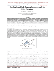 Application of Soft Computing Approach for Edge Detection Web Site: www.ijaiem.org Email: