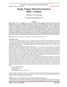 International Journal of Application or Innovation in Engineering &amp; Management (IJAIEM) Web Site: www.ijaiem.org Email: Volume 3, Issue 4, April 2014