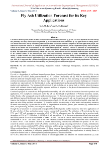 International Journal of Application or Innovation in Engineering &amp; Management... Web Site: www.ijaiem.org Email: Volume 3, Issue 5, May 2014