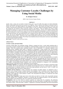 International Journal of Application or Innovation in Engineering &amp; Management... Web Site: www.ijaiem.org Email: Volume 3, Issue 12, December 2014