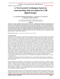 International Journal of Application or Innovation in Engineering &amp; Management... Web Site: www.ijaiem.org Email: Volume 3, Issue 6, June 2014