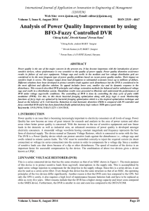 Analysis of Power Quality Improvement by using (IJAIEM)