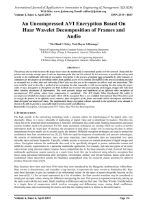 International Journal of Application or Innovation in Engineering &amp; Management... Web Site: www.ijaiem.org Email: Volume 4, Issue 4, April 2015