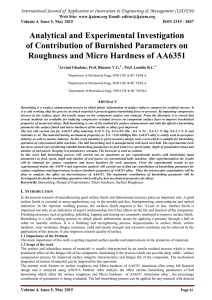 International Journal of Application or Innovation in Engineering &amp; Management... Web Site: www.ijaiem.org Email: Volume 4, Issue 5, May 2015