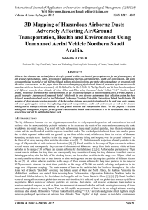 International Journal of Application or Innovation in Engineering &amp; Management... Web Site: www.ijaiem.org Email: Volume 4, Issue 8, August 2015