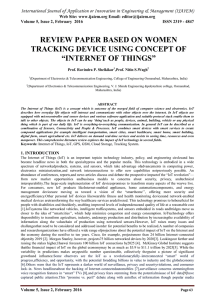 International Journal of Application or Innovation in Engineering &amp; Management... Web Site: www.ijaiem.org Email: Volume 5, Issue 2, February  2016