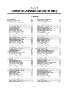 Extension Agricultural Engineering Chapter 9
