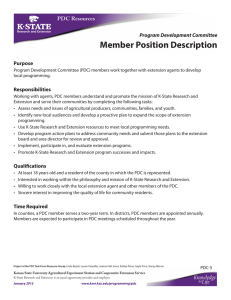 Member Position Description Program Development Committee Purpose