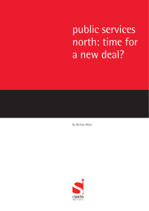 public services north: time for a new deal?