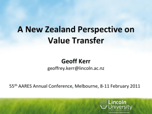 A New Zealand Perspective on Value Transfer  Geoff Kerr