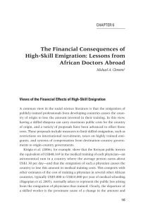 The Financial Consequences of High-Skill Emigration: Lessons from African Doctors Abroad