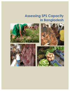 Assessing SPS Capacity in Bangladesh