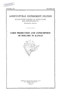 FARM  PRODUCTION  AND  CONSUMPTION KANSAS Historical Document