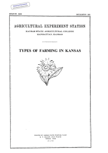 TYPES IN OF  FARMING KANSAS
