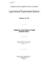 Agricultural Experiment Station. Bulletin  No.