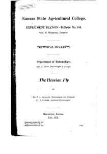 The Hessian Fly Historical Document