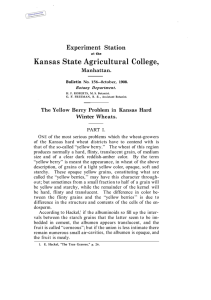 Kansas   State Agricultural College, Experiment Station Manhattan.