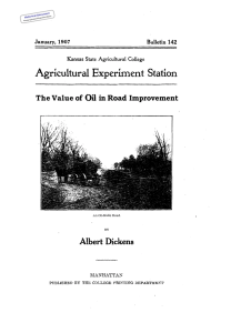 Oil of Road Improvement The Value