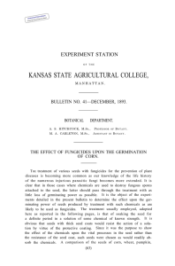 KANSAS STATE AGRICULTURAL COLLEGE, EXPERIMENT STATION BULLETIN NO. 41—DECEMBER, 1893.