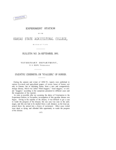 KANSAS STATE AGRICULTURAL COLLEGE, STATION EXPERIMENT BULLETIN NO. 24.-SEPTEMBER, 1891.